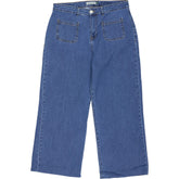 Baukjen Blue Wide Leg Pocket Jeans