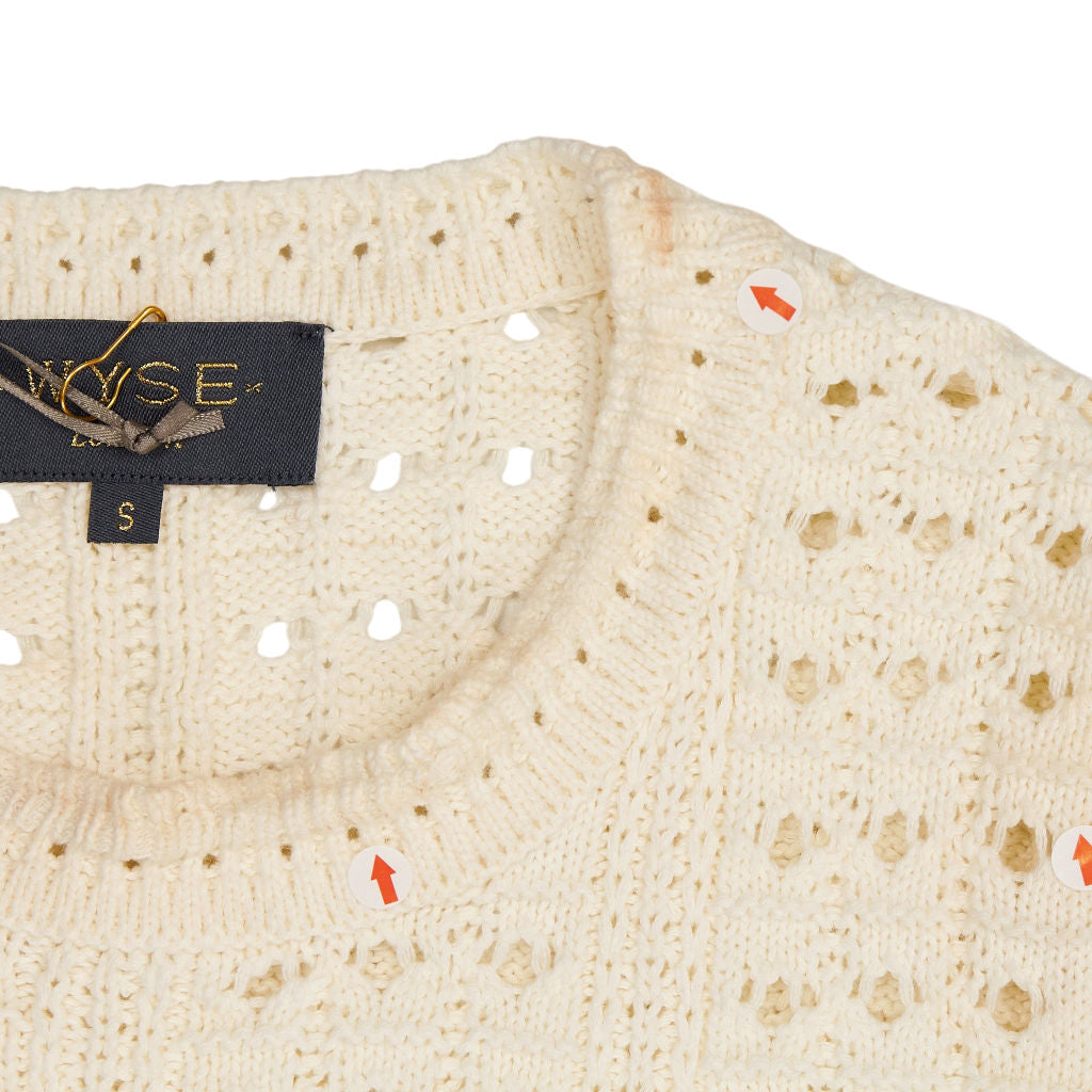 Wyse London Ivory Isla Stitch Jumper