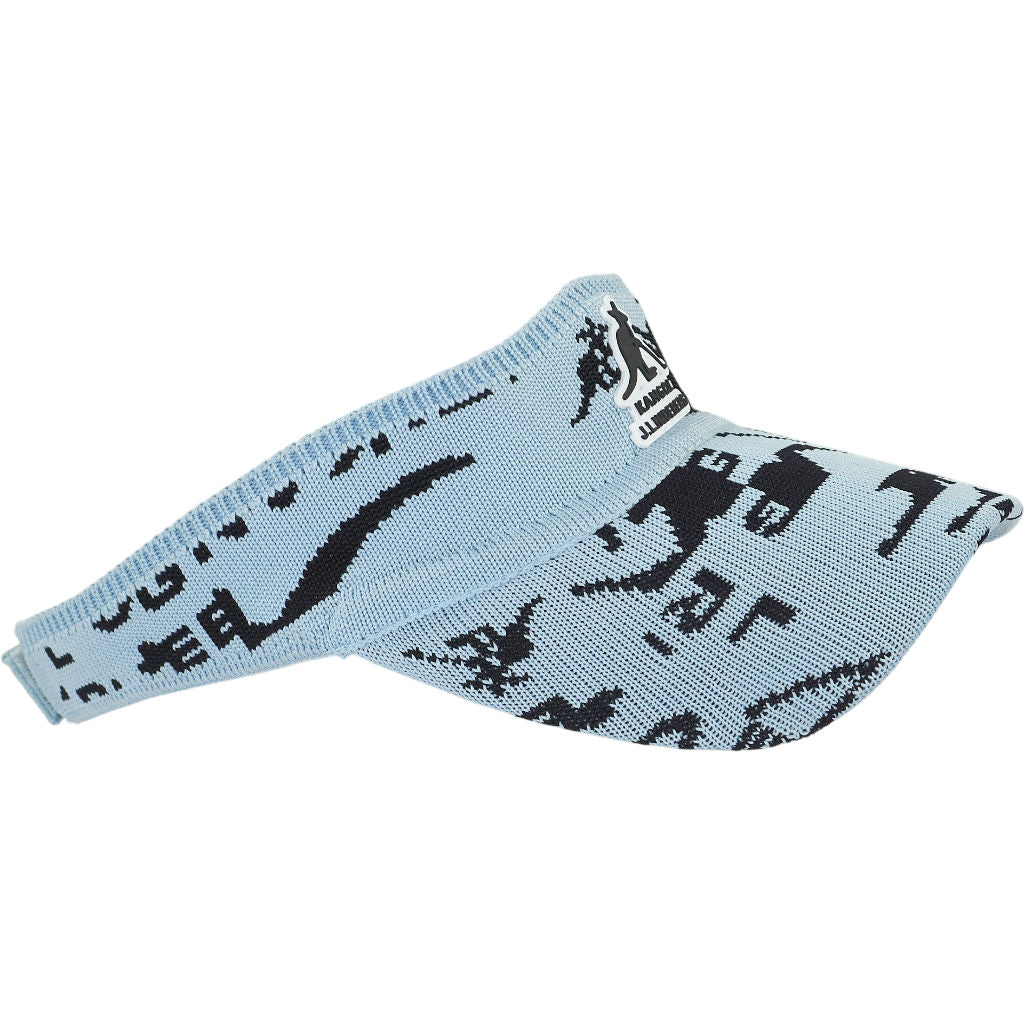 Kangol x J. Lindeberg Astoria Jacquard Blue Knit Visor