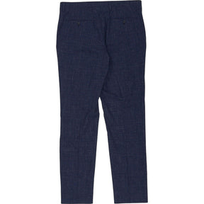 Tommy Hilfiger Navy Plaid Trousers