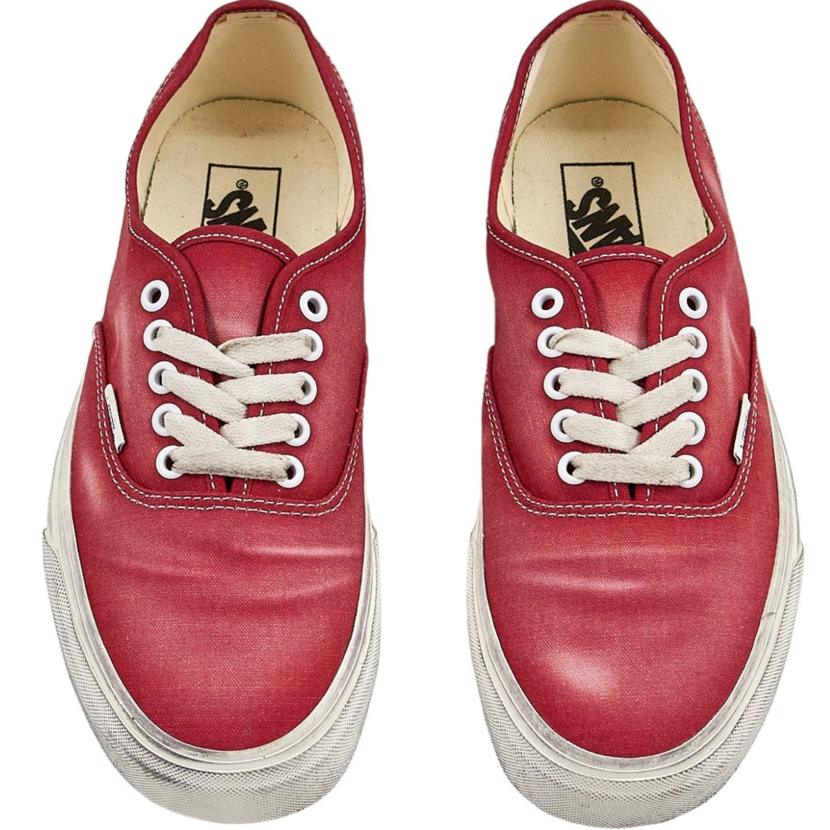 Vans Red Authentic Trainers