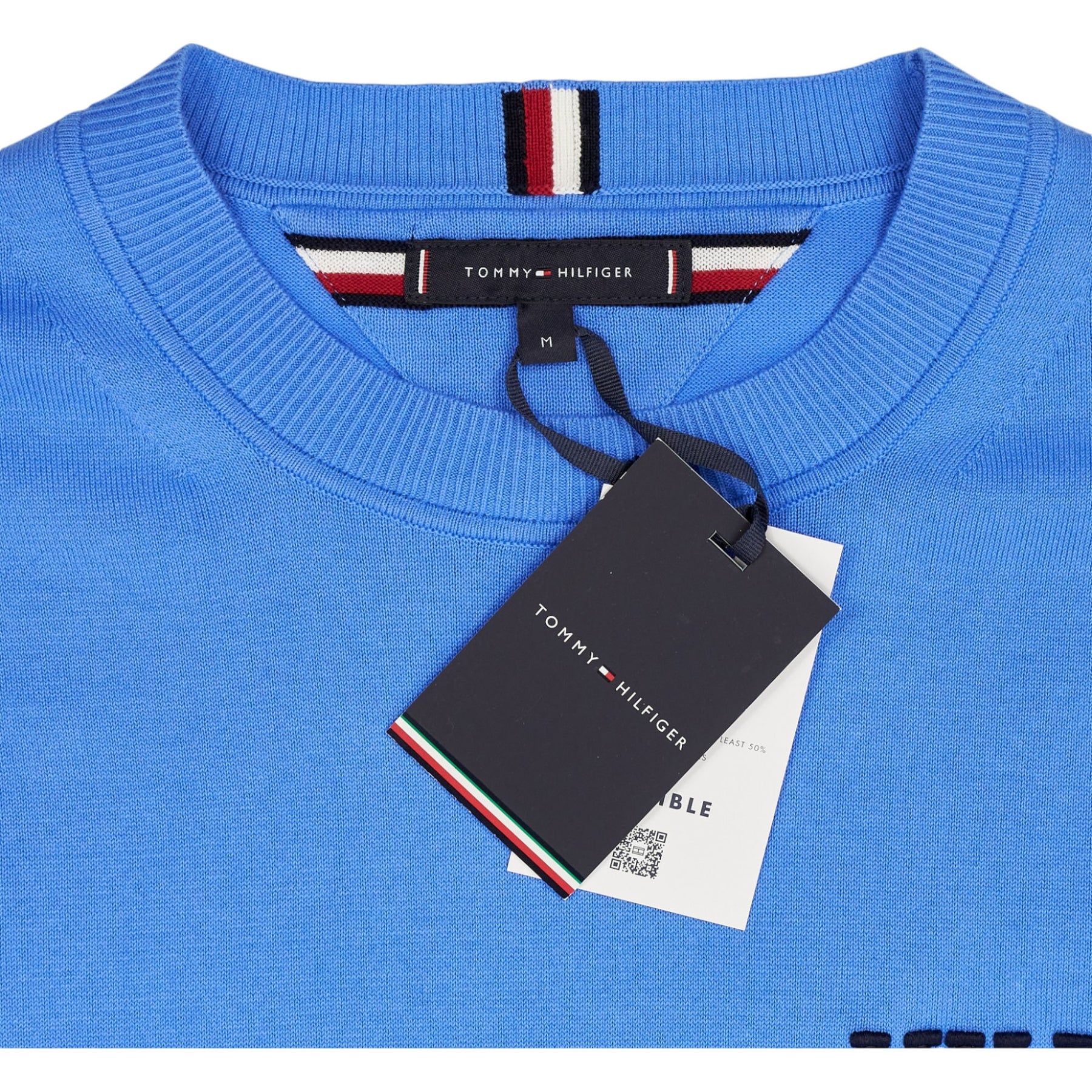 Tommy Hilfiger Blue Crew Neck Jumper