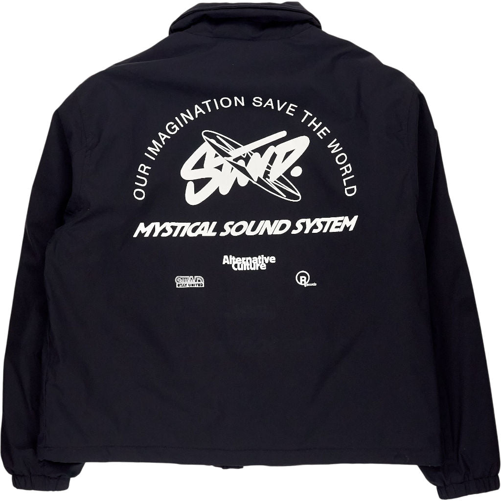 Pull & Bear Black Logo Jacket