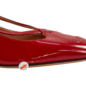 Max & Co Red Patent Leather Heels
