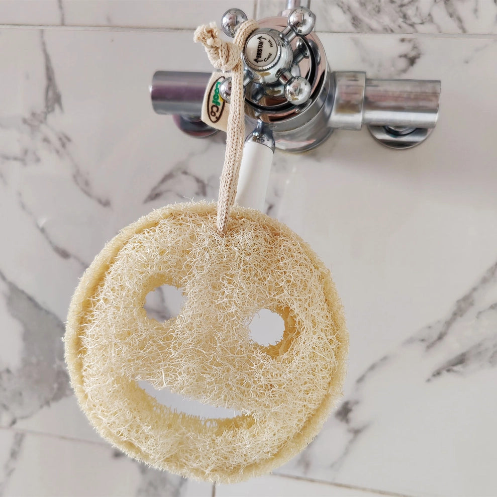 Bath-Time Smiley Loofah