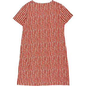 White Stuff Orange Patterned Dress