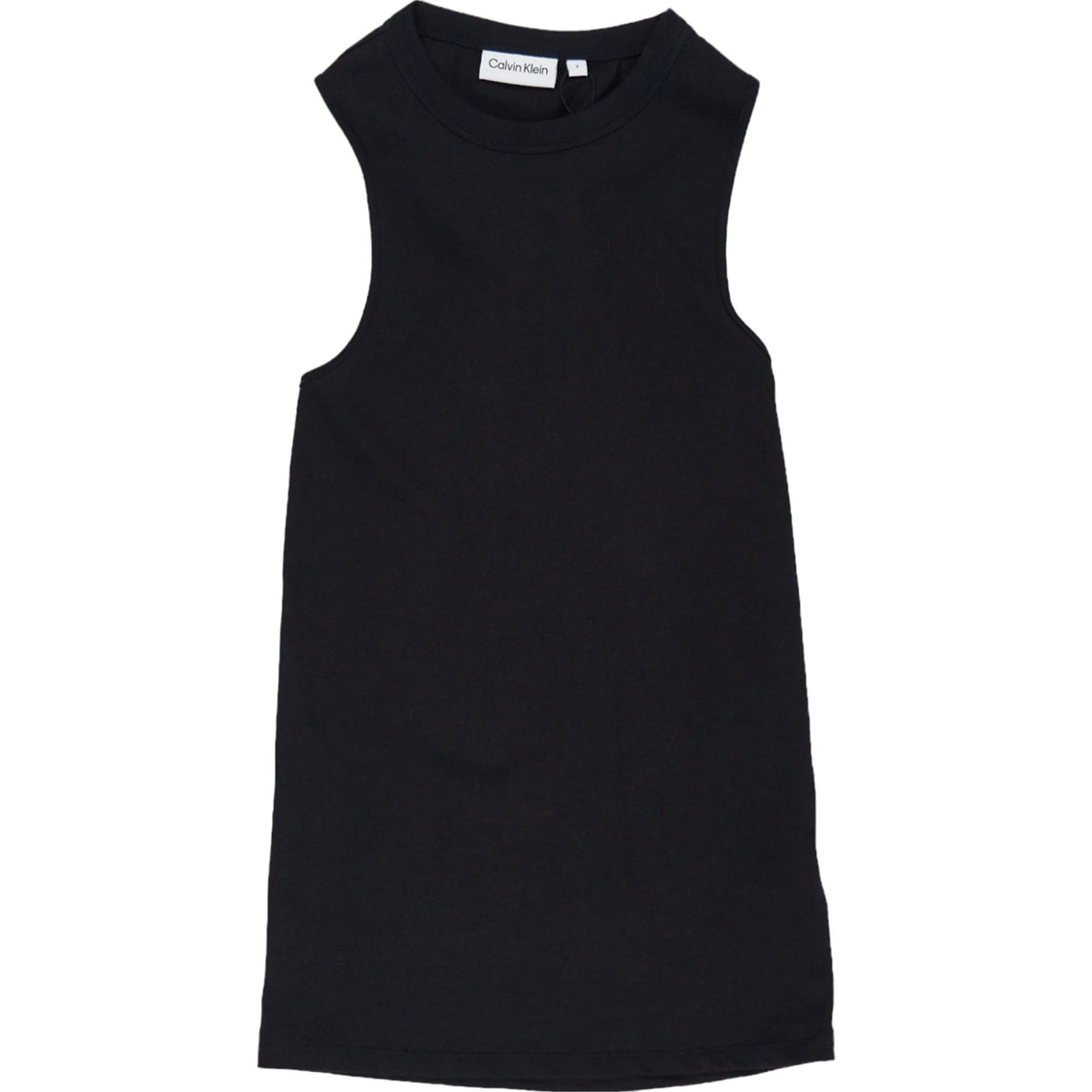 Calvin Klein Black Smooth Cotton Twist Back Tank