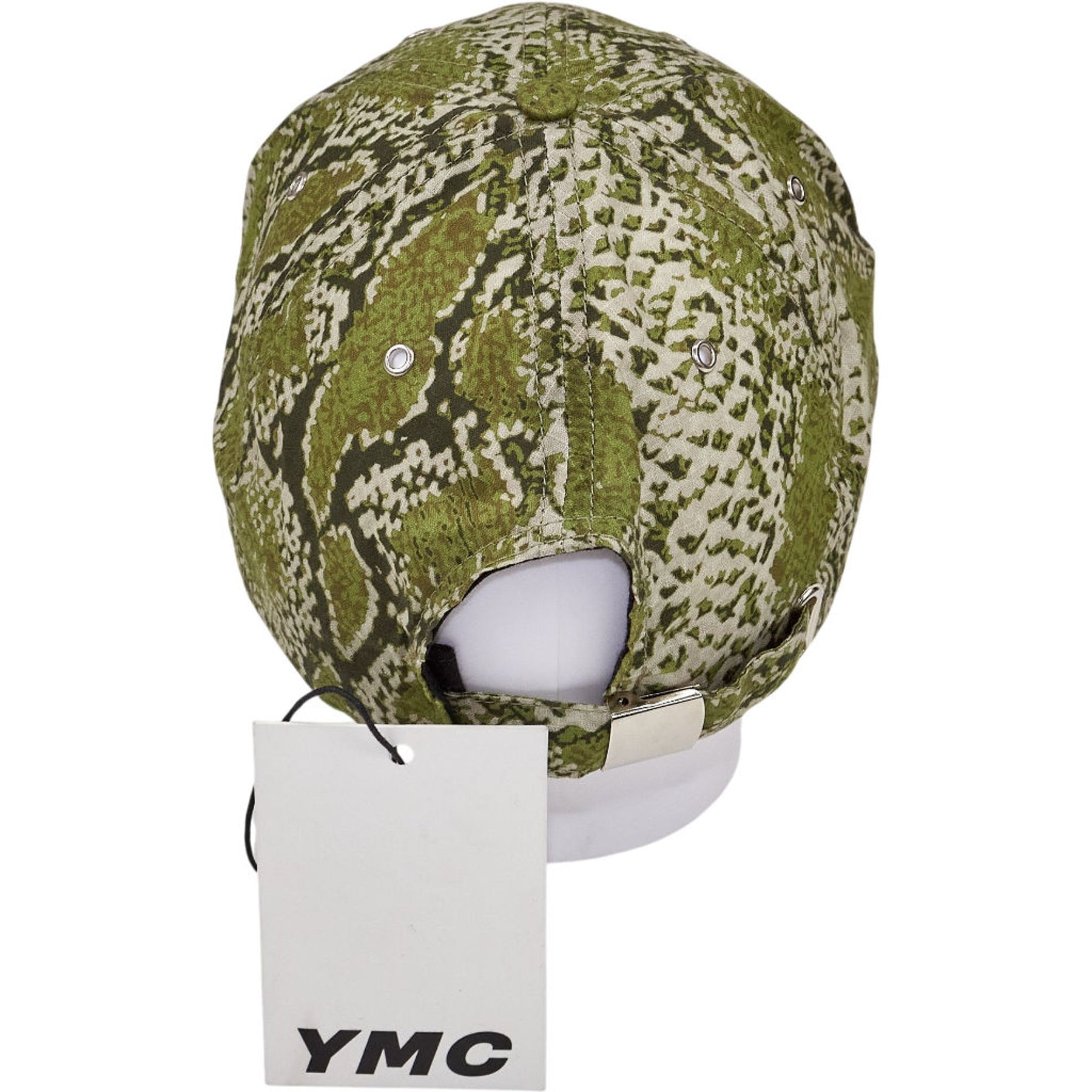 YMC Green Snakeskin Pattern Cap