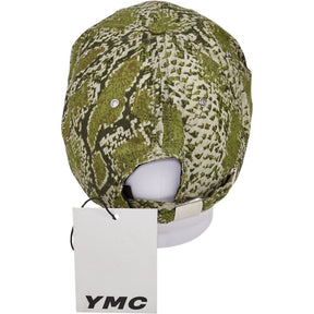 YMC Green Snakeskin Pattern Cap