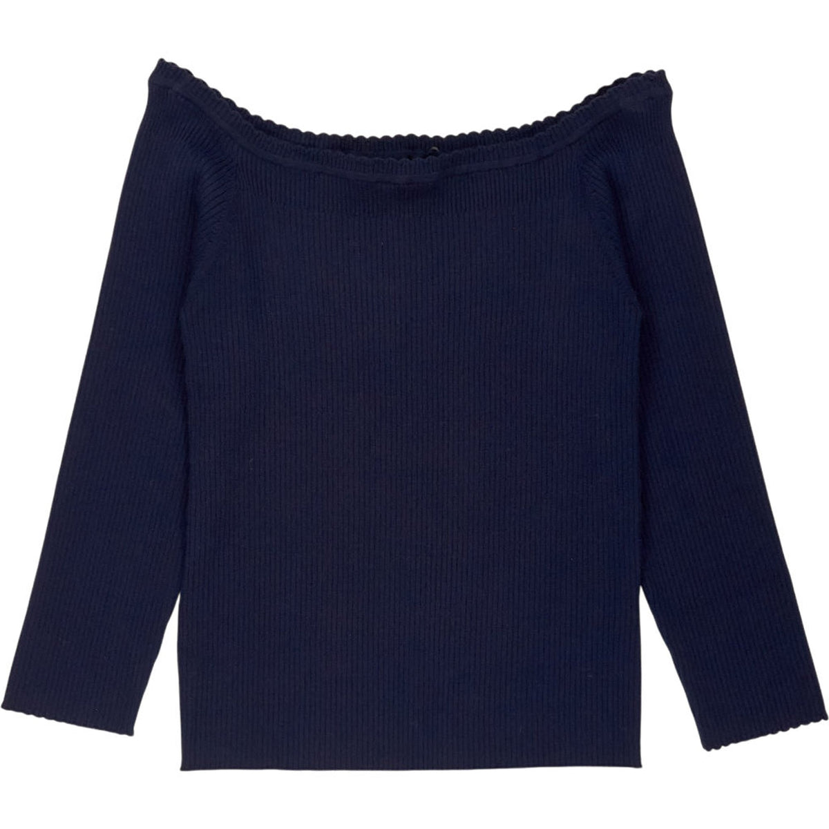 Hush Midnight Darcey Off Shoulder Knitted Top