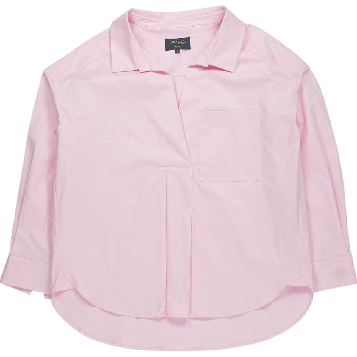 Wyse Pink Cotton Blouse