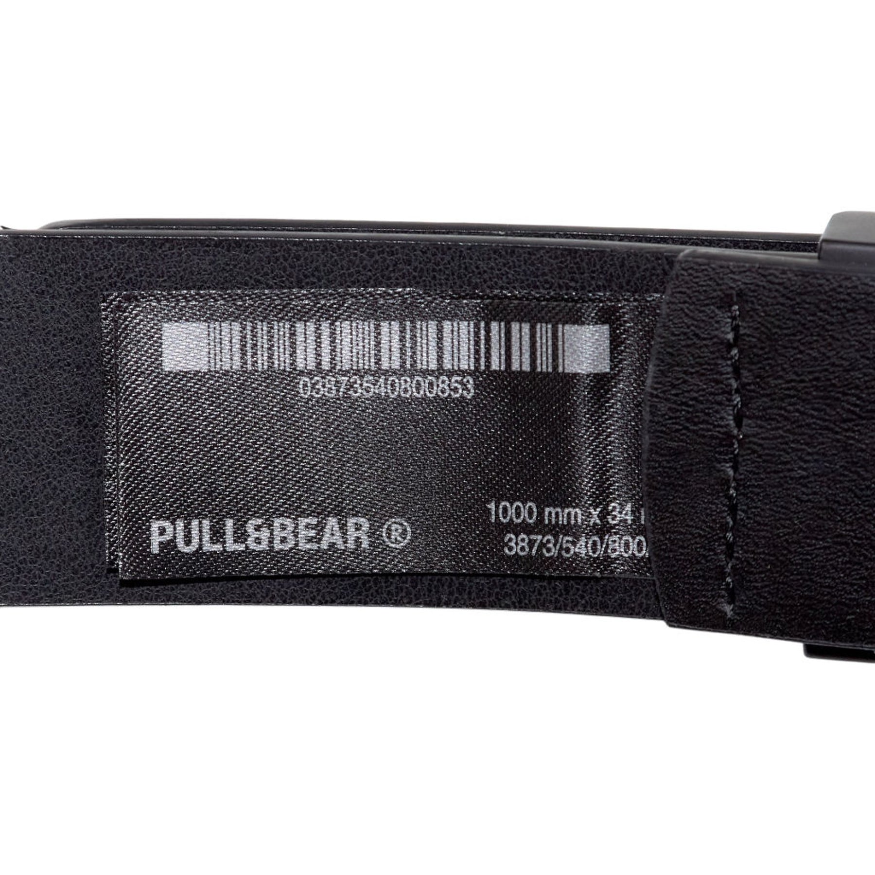 Pull & Bear Black Belt Polyurethane