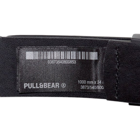 Pull & Bear Black Belt Polyurethane