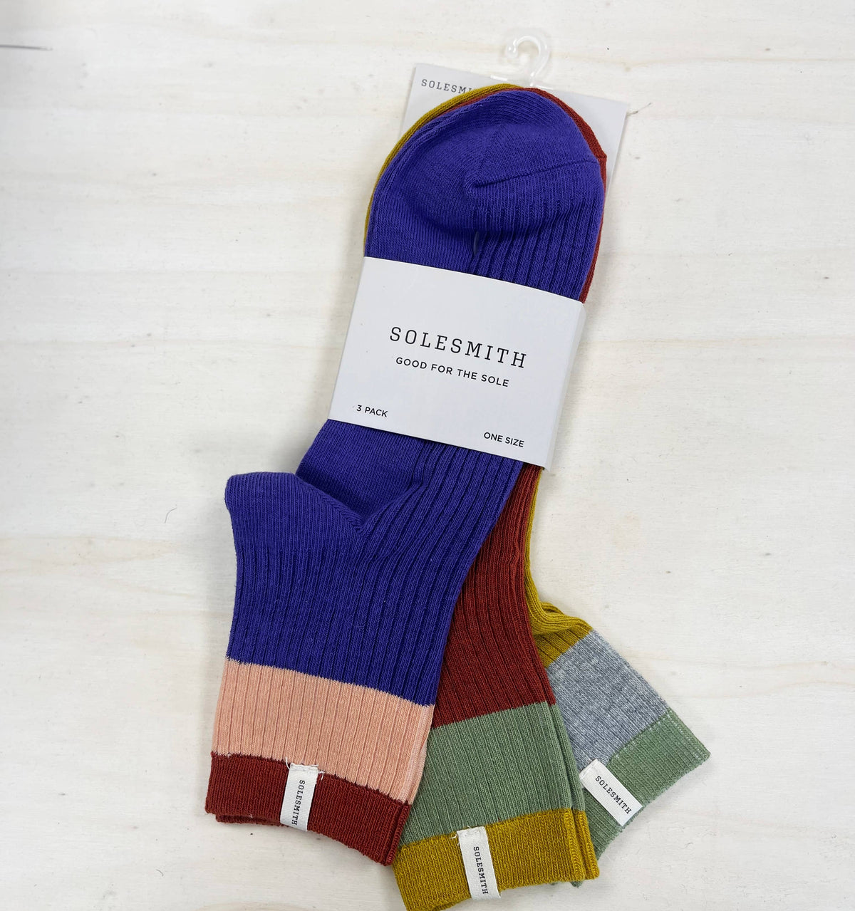 Set of Three Autumnal Shade Ankle Socks