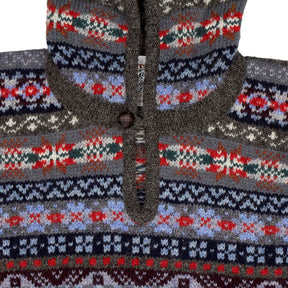 Jamieson's Multi Fair Isle Hooded Jumper
