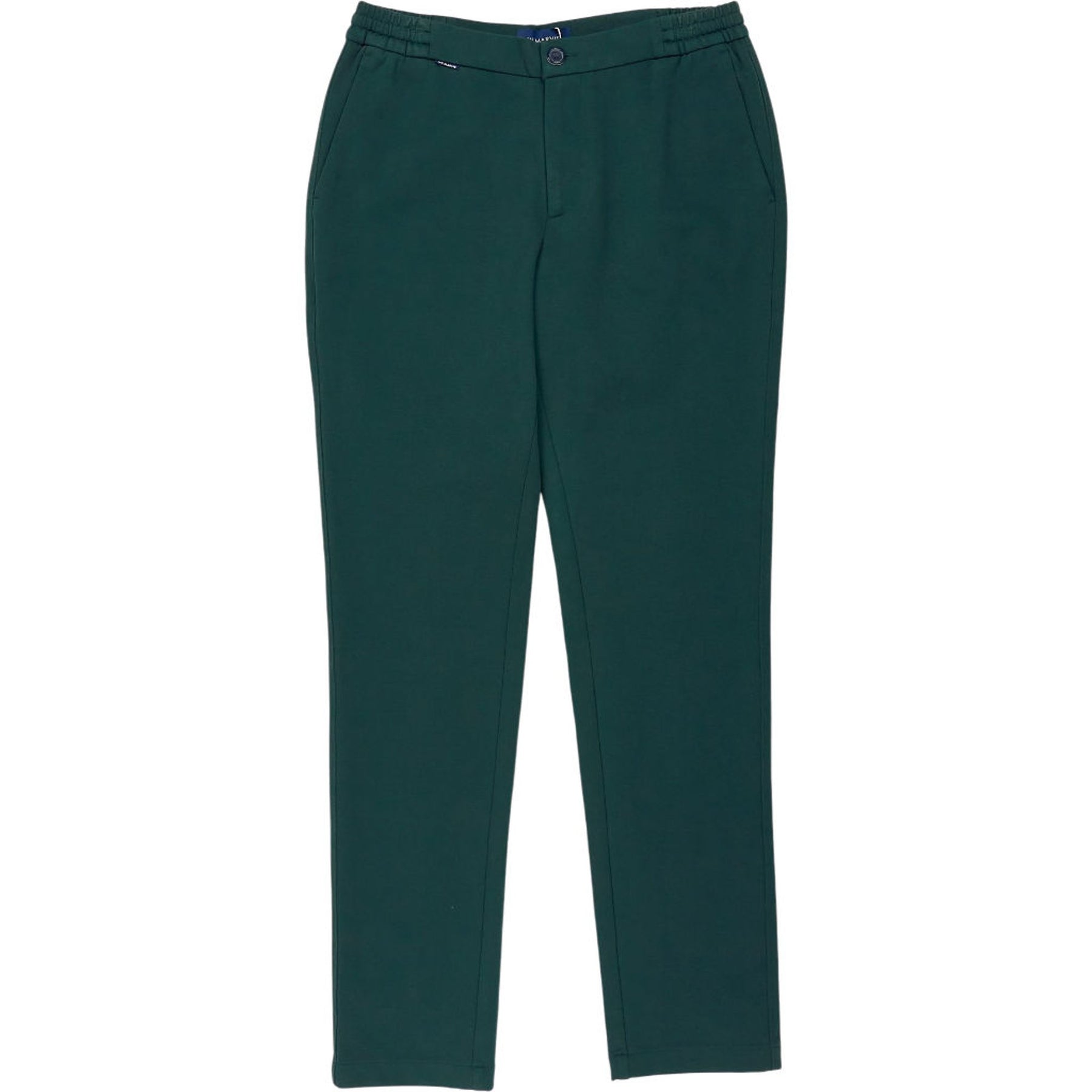 MR MARVIS Dark Green Easy Trousers