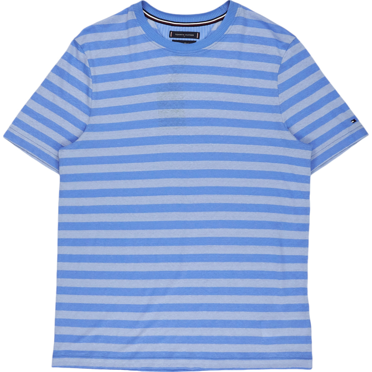 Tommy Hilfiger Blue Linen Blend T-Shirt