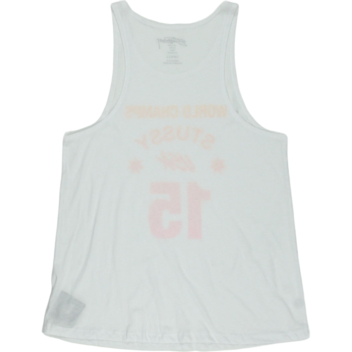 Stussy White World Champs USA Tank Top