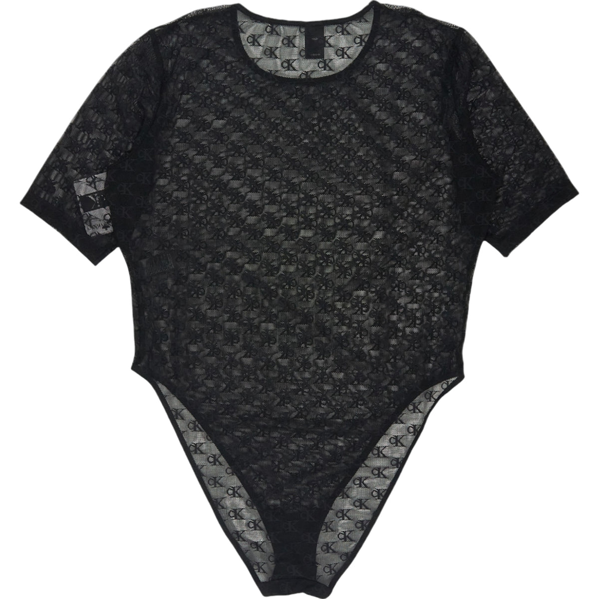 Calvin Klein Black Mesh Bodysuit