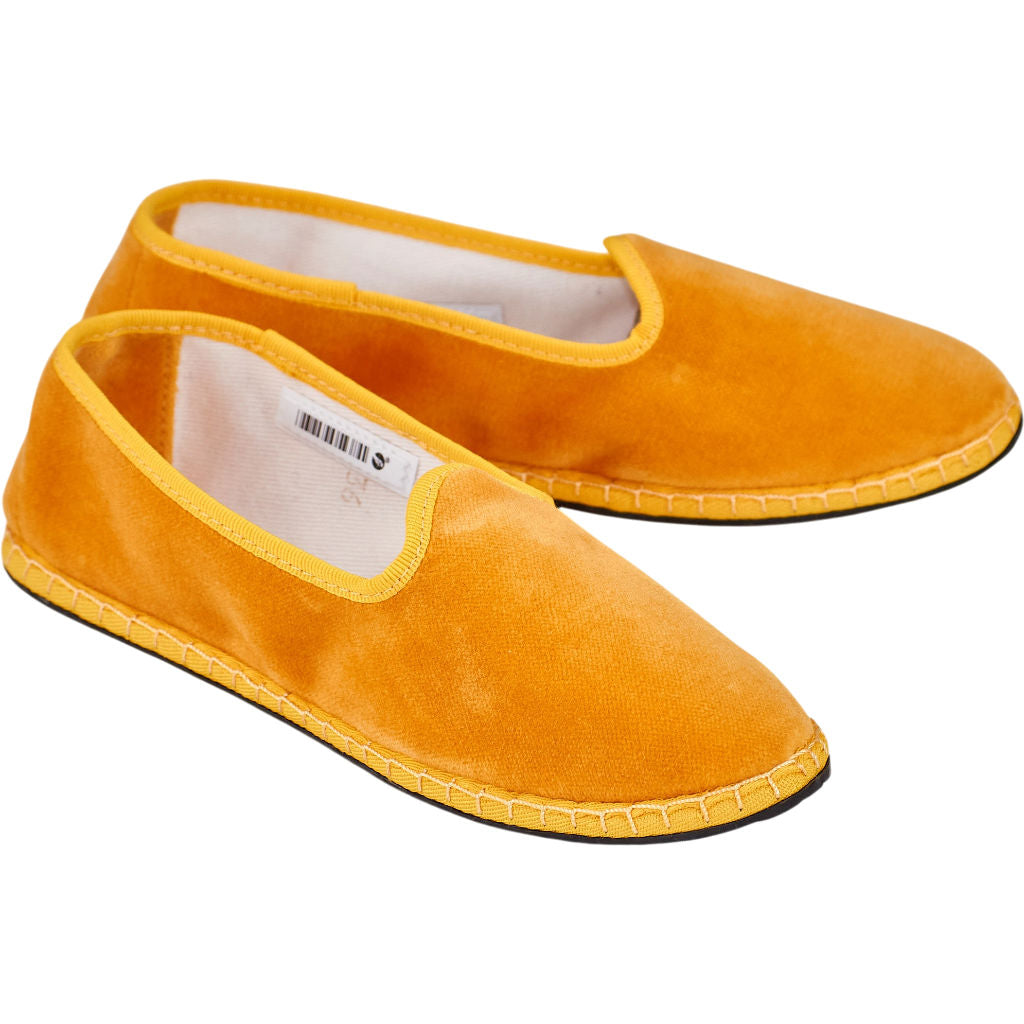 Drogheria Crivellini Mustard Velvet Slippers