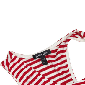 Baukjen Red Striped Sleeveless Dress