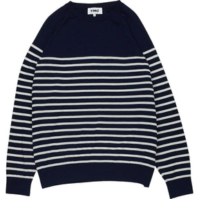 YMC Navy Striped Jumper