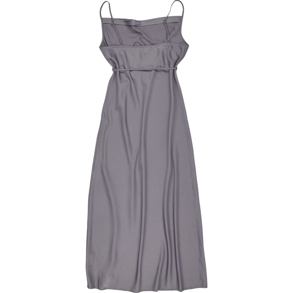 Motel Grey Palasha Midaxi Satin Dress