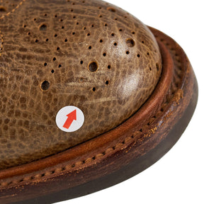 LRS Brown Leather Brogue Boots