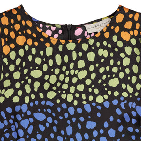 Never Fully Dressed Multicolour Tiered Spotted Dress