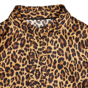 WYSE  Leopard Print Midi Dress