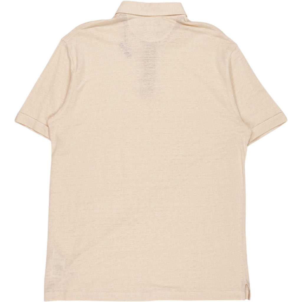 Hackett Cream Classic Fit Polo Shirt