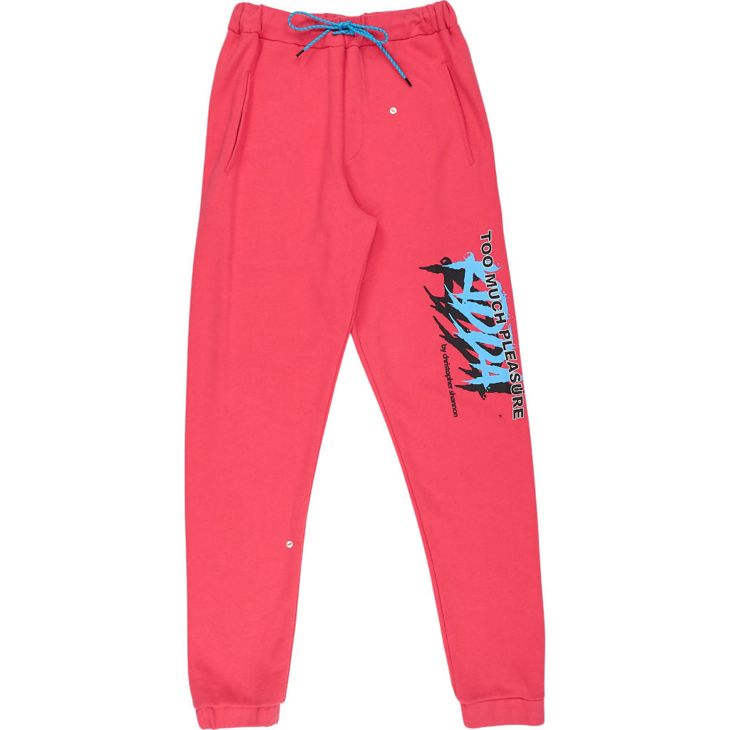 Christopher Shannon Red Graphic Joggers