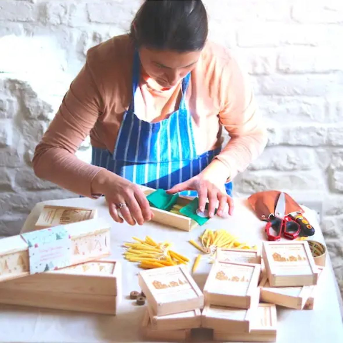 Artisan Beeswax Dinner Candles (available in 5 colours)