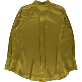 Novo Olive Silk Shirt