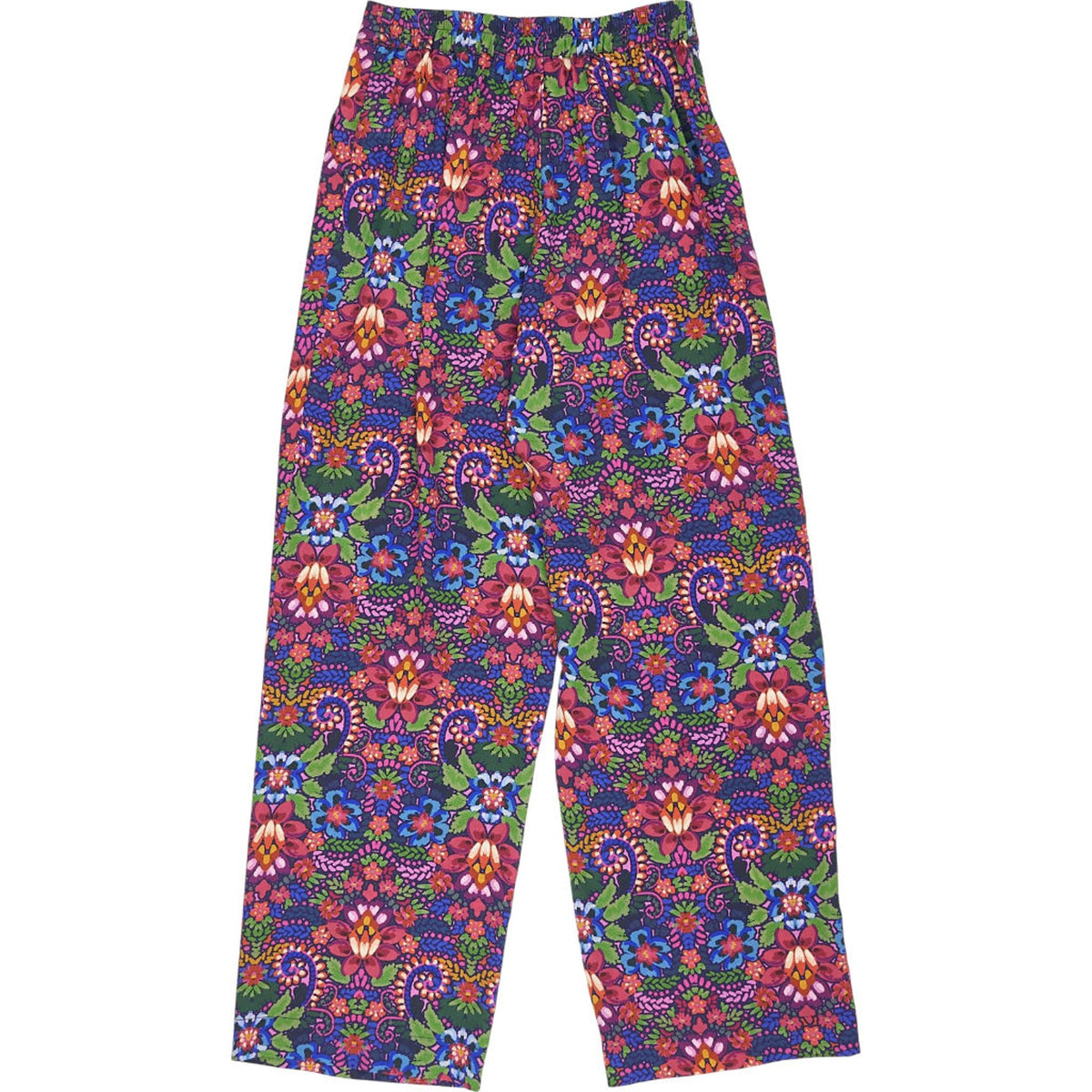 NRBY Multicolour Silk Floral Trousers