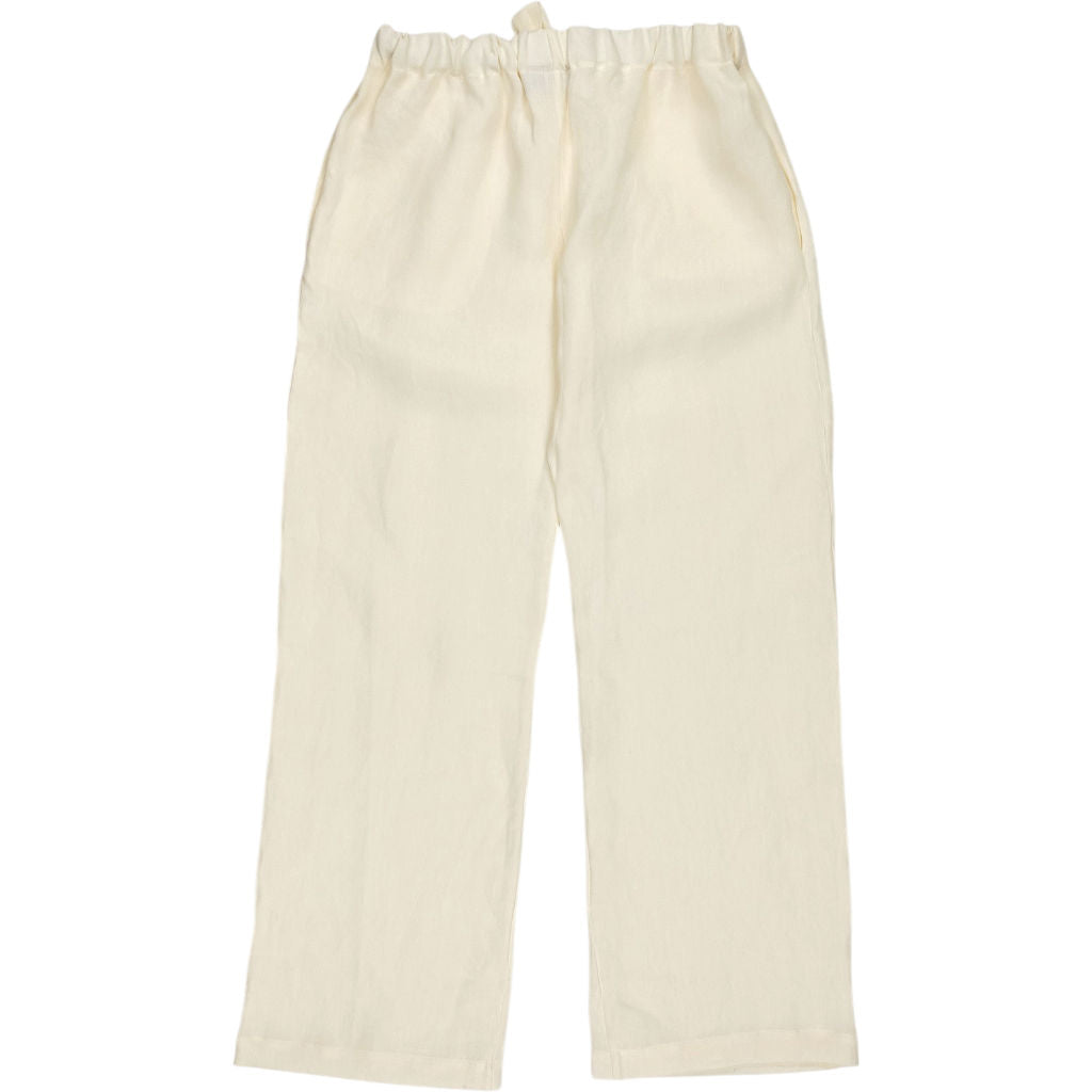 Rose Uniacke Cream Linen Trouser Suit