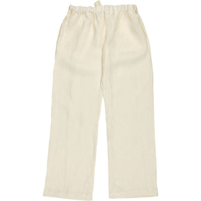 Rose Uniacke Cream Linen Trouser Suit