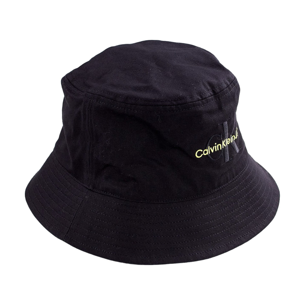 Calvin Klein Jeans Black Monogram Bucket Hat