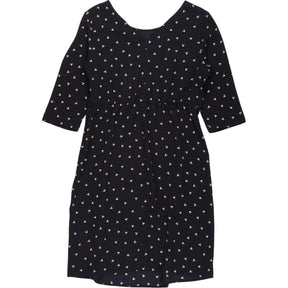 Seraphine Black Dot Print Maternity Dress