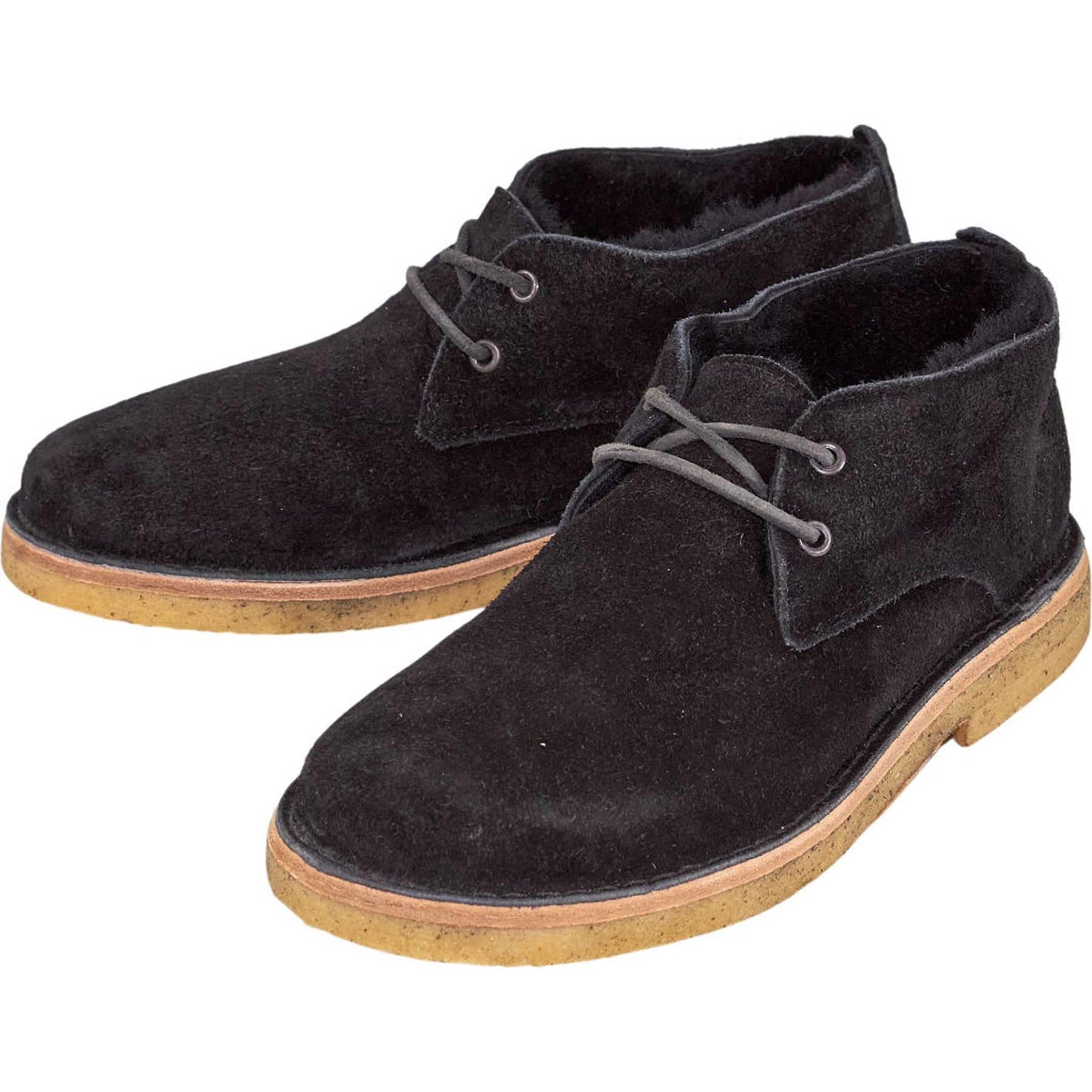 YMC Black Suede Desert Boots