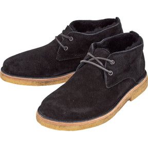 YMC Black Suede Desert Boots