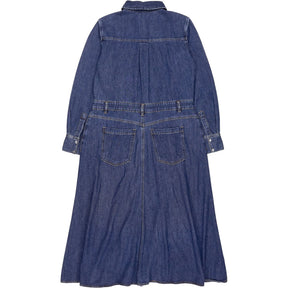 Hush Mid Blue Bella Maxi Denim Dress