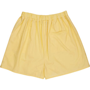 Aime Yellow Cotton Shorts