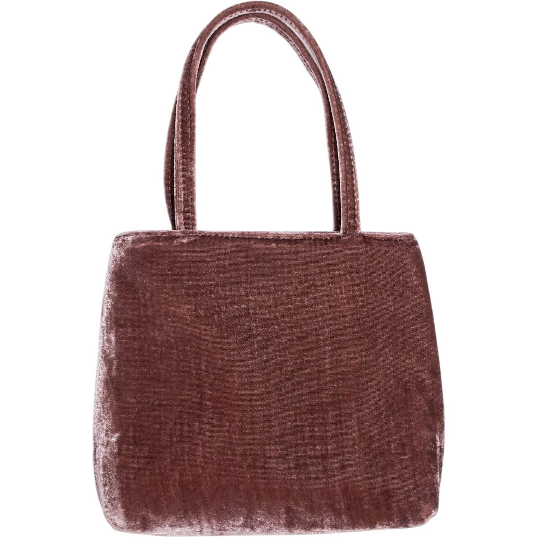 Hai Brown Velvet Handbag