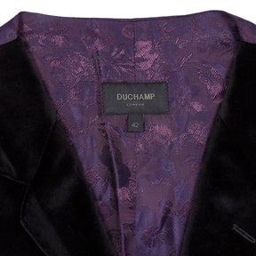 Duchamp Black Velvet Waistcoat