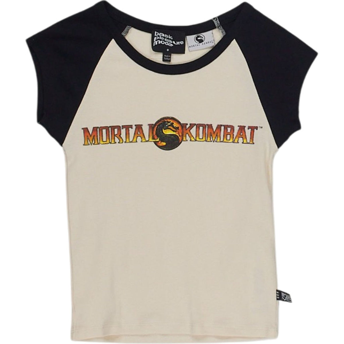 Basic Pleasure Black Cream Mortal Kombat T-Shirt