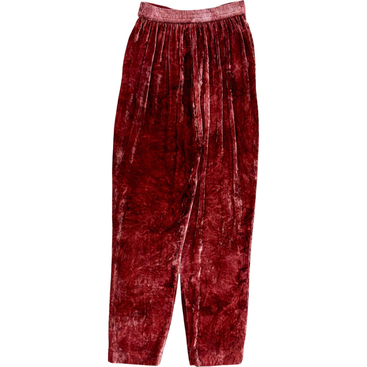 Masscob Red Velvet Trousers