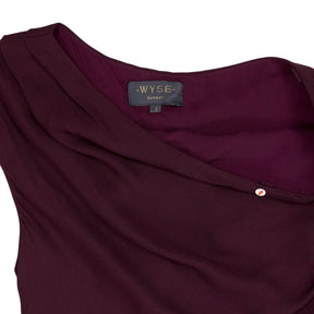 WYSE Purple Midi Dress