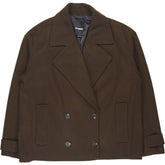 Pull&Bear Brown Double Breasted Jacket