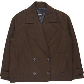 Pull&Bear Brown Double Breasted Jacket